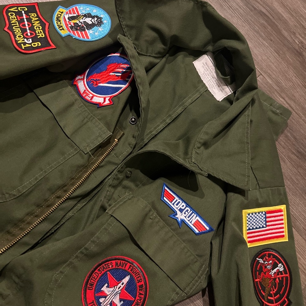 Top Gun Military Flight Jumpsuit Halloween Costume